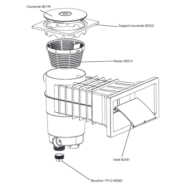 HRS05358 Weltico skimmer a400 zand onderdelen