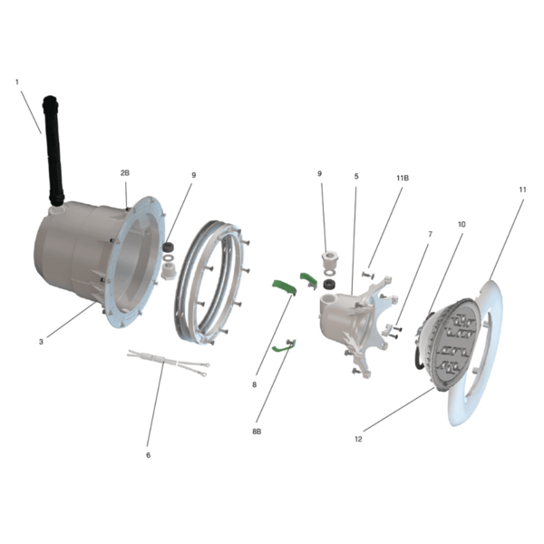 HRS06143 Weltico zwembadlamp rgb regelbaar onderdelen