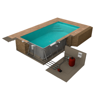 HRS22006 zwembad staal 5 x 3 x 1 50m hoektrap