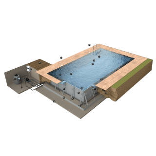 HRS22041 zwembad staal 7 x 3 5 x 1 50m zonder trap